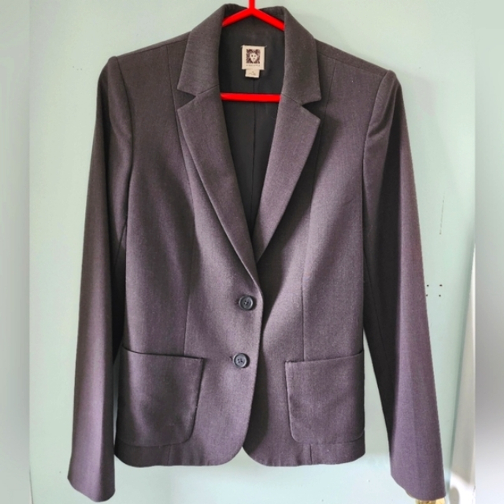 Anne Klein Charcoal Blazer